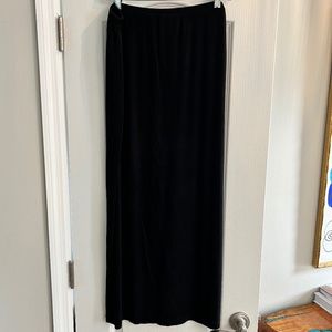 Chicos Traveler Skirt - Straight - Long - Black - sz3
